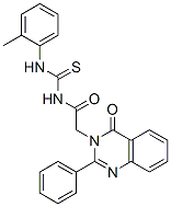 CAS#: 72045-61-5， N-[(2-Methylphenyl)Carbamothioyl]-2-(4-Oxo-2-Phenylquinazolin-3-Yl)Acetamide