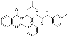 CAS#: 72045-78-4， 4-Methyl-N-[(3-Methylphenyl)Carbamothioyl]-2-(4-Oxo-2-Phenylquinazolin-3-Yl)Pentanamide