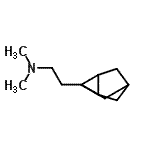 CAS#: 72055-04-0， N,N-Dimethyl-2-(tricyclo[2.2.1.0<sup>2,6</sup>]hept-1-yl)ethanamine