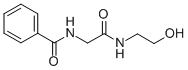 结构式 CAS# 72085-01-9, N-(2-[(2-羟基乙基)氨基]-2-氧代乙基)苯甲酰胺