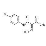 CAS#: 721-89-1， (2Z)-N-(4-Bromophenyl)-2-(hydroxyimino)-3-oxobutanamide