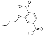 结构式 CAS# 72101-53-2, 3-丁氧基-4-硝基苯甲酸