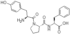 CAS 登录号：72122-59-9， L-酪氨酰-L-脯氨酰-L-苯丙氨酸