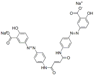CAS#: 72139-21-0， Disodium (3E)-3-[[4-[[(E)-4-[[4-[(2E)-2-(3-Carboxylato-4-Oxo-1-Cyclohexa-2,5-Dienylidene)Hydrazinyl]Phenyl]Amino]-4-Oxobut-2-Enoyl]Amino]Phenyl]Hydrazinylidene]-6-Oxocyclohexa-1,4-Diene-1-Carboxylate