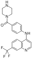 CAS#: 72141-43-6， Piperazin-1-Yl-[4-[[7-(Trifluoromethyl)Quinolin-4-Yl]Amino]Phenyl]Methanone