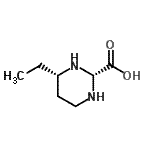 CAS#: 721447-93-4， (2R,4S)-4-Ethylhexahydro-2-pyrimidinecarboxylic acid