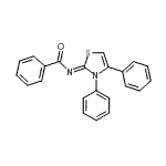 CAS#: 72149-83-8， N-[(2Z)-3,4-Diphenyl-1,3-thiazol-2(3H)-ylidene]benzamide