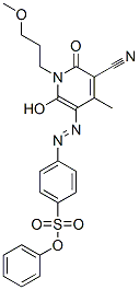 CAS 登录号：72152-88-6， 苯基4-[(2Z)-2-[5-氰基-1-(3-甲氧基丙基)-4-甲基-2,6-二氧代吡啶-3-亚基]肼基]苯磺酸酯