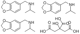 CAS#: 72156-44-6， N-(1,3-Benzodioxol-5-Ylmethyl)Propan-2-Amine, N-(1,3-Benzodioxol-5-Ylmethyl)Propan-2-Amine, 2-Hydroxypropane-1,2,3-Tricarboxylic Acid