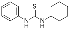 structure of CAS# 722-03-2, 1-Cyclohexyl-3-Phenyl-2-Thiourea;1-Cyclohexyl-3-Phenyl-Thiourea;St5410449;N-Cyclohexyl-N'-Phenylthiourea