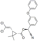 CAS#: 72204-43-4， (1S,3S)-3-(2,2-Dichloroethenyl)-2,2-Dimethyl-Cyclopropanecarboxylic Acid (S)-Cyano(3-Phenoxyphenyl)Methylester