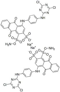 CAS#: 72213-82-2， Disodium 1-Amino-4-[[4-[(4,6-Dichloro-1,3,5-Triazin-2-Yl)Amino]Phenyl]Amino]-9,10-Dihydro-9,10-Dioxoanthracenedisulphonate