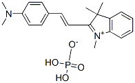 CAS#: 72214-25-6， 2-[2-[4-(Dimethylamino)Phenyl]Vinyl]-1,3,3-Trimethyl-3H-Indolium Dihydrogen Phosphate