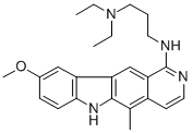 CAS#: 72238-00-7， 1-((3-(Diethylamino)Propyl)Amino)-9-Methoxy-5-Methyl-6H-Pyrido(4,3-b)Carbazole