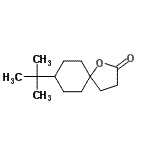 CAS#: 72258-83-4， 8-(2-Methyl-2-propanyl)-1-oxaspiro[4.5]decan-2-one