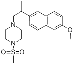CAS#: 72278-78-5， 1-[2-(6-Methoxynaphthalen-2-Yl)Propyl]-4-Methylsulfonylpiperazine