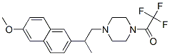 CAS#: 72278-80-9， 2,2,2-Trifluoro-1-[4-[2-(6-Methoxynaphthalen-2-Yl)Propyl]Piperazin-1-Yl]Ethanone