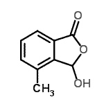 CAS#: 72288-75-6， 3-Hydroxy-4-methyl-2-benzofuran-1(3H)-one