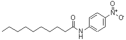 structure of CAS# 72298-63-6, N-(4-Nitrophenyl)decanamide;DECANOYL-P-NITROANILIDE;DECANOYLP-NITROANILINE