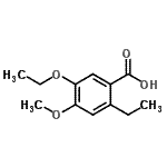 CAS#: 723261-93-6， 5-Ethoxy-2-ethyl-4-methoxybenzoic acid