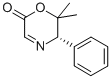 structure of CAS# 723262-95-1, (5S)-5,6-Dihydro-6,6-Dimethyl-5-Phenyl-2H-1,4-Oxazin-2-One;(5S)-5,6-DIHYDRO-6,6-DIMETHYL-5-PHENYL-2H-1,4-OXAZIN-2-ONE