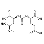 结构式 CAS# 723331-20-2, N-{[(1S)-1-羧基-3-甲基丁基]氨基甲酰}-L-谷氨酸