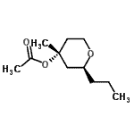 CAS#: 723340-63-4， (2S,4R)-4-Methyl-2-propyltetrahydro-2H-pyran-4-yl acetate