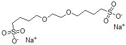 CAS#: 72361-57-0， Disodium 4-[2-(4-Sulfonatobutoxy)Ethoxy]Butane-1-Sulfonate