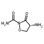 CAS 登录号：723726-41-8， (4R)-4-氨基-3-氧代-1,2-恶唑烷-2-甲酰胺