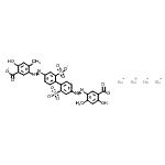 CAS#: 72379-54-5， Tetrasodium 3,3'-[(2,2'-disulfonato-4,4'-biphenyldiyl)di-2,1-diazenediyl]bis(6-hydroxy-4-methylbenzoate)