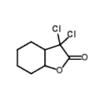CAS#: 72406-97-4， 3,3-Dichlorohexahydro-1-benzofuran-2(3H)-one