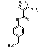 CAS#: 724436-18-4， N-(4-Ethylphenyl)-5-methyl-1,2-oxazole-4-carboxamide