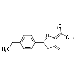 CAS#: 724477-84-3， (5R)-5-(4-Ethylphenyl)-2-isopropylidenedihydro-3(2H)-furanone