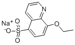 structure of CAS# 7246-07-3, 8-Ethoxyquinoline-5-Sulfonic Acid Sodium Salt;Sodium 8-Ethoxy-5-Quinolinesulfonate;02643_Fluka;8-Ethoxy-5-Quinolinesulfonic Acid Sodium Salt Monohydrate