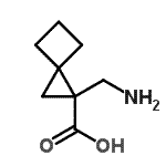 CAS#: 724773-02-8， 1-(Aminomethyl)spiro[2.3]hexane-1-carboxylic acid