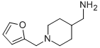 structure of CAS# 725211-89-2, 1-(2-Furylmethyl)Piperid-4-Yl]Methylamine;[1-(2-Furylmethyl)Piperidin-4-Yl]Methylamine;1-(2-FURYLMETHYL)PIPERID-4-YL]METHYLAMINE
