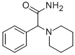 结构式 CAS# 7253-67-0, 2-苯基-2-哌啶乙酰胺