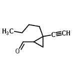 CAS#: 72536-27-7， 2-Butyl-2-ethynylcyclopropanecarbaldehyde
