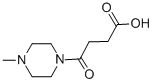 structure of CAS# 72547-44-5, 4-Methyl-gamma-Oxo-1-Piperazinebutanoicacid;4-(4-Methylpiperazin-1-Yl)-4-Oxo-Butanoic Acid;4-(4-Methyl-1-Piperazinyl)-4-Oxobutanoic Acid;4-Keto-4-(4-Methylpiperazin-1-Yl)Butyric Acid