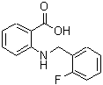 结构式 CAS# 725692-80-8, 2-[(2-氟苄基)氨基]苯甲酸