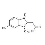 CAS#: 725715-05-9， (5-Hydroxy-3-methyl-1-oxo-2,3-dihydro-1H-inden-2-yl)acetic acid