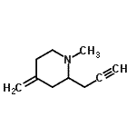 CAS#: 725718-58-1， 1-Methyl-4-methylene-2-(2-propyn-1-yl)piperidine
