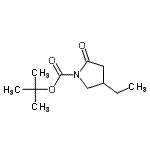CAS#: 725746-43-0， 2-Methyl-2-propanyl 4-ethyl-2-oxo-1-pyrrolidinecarboxylate