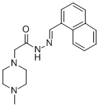 CAS#: 72606-48-5， 2-(4-Methylpiperazin-1-Yl)-N-(Naphthalen-1-Ylmethylideneamino)Acetamide