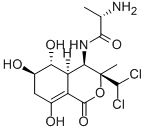 CAS#: 72615-20-4， (2S)-N-[(3S,4R,4aR,5R,6R)-3-(Dichloromethyl)-1,5,6-Trihydroxy-3-Methyl-8-Oxo-4a,5,6,7-Tetrahydro-4H-Isochromen-4-Yl]-2-Aminopropanamide
