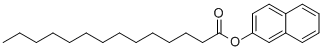 structure of CAS# 7262-80-8, 2-Naphthyl Myristate;2-Naphthyl Tetradecanoate;Tetradecanoic Acid 2-Naphthyl Ester;Myristic Acid 2-Naphthyl Ester