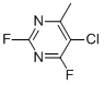 structure of CAS# 72630-78-5, 5-Chloro-2,4-Difluoro-6-Methyl-Pyrimidine;5-Chloro-2,4-Difluoro-6-Methylpyrimidine 98%;5-Chloro-2,4-Difluoro-6-Methylpyrimidine98%;5-CHLORO-2,4-DIFLUORO-6-METHYL-PYRIMIDINE