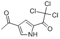 结构式 CAS# 72652-34-7, 1-(4-乙酰基-1H-吡咯-2-基)-2,2,2-三氯乙酮