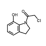 CAS#: 72696-19-6， 2-Chloro-1-(7-hydroxy-2,3-dihydro-1H-indol-1-yl)ethanone