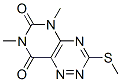 CAS#: 7271-94-5， 5,7-Dimethyl-3-(Methylthio)-Pyrimido[4,5-e]-1,2,4-Triazine-6,8(5H,7H)-Dione